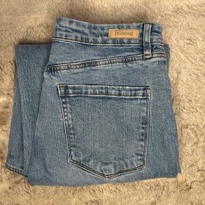Blank NYC | The Baxter Asymmetrical Button Fly, Straight Leg Jeans, Size 31